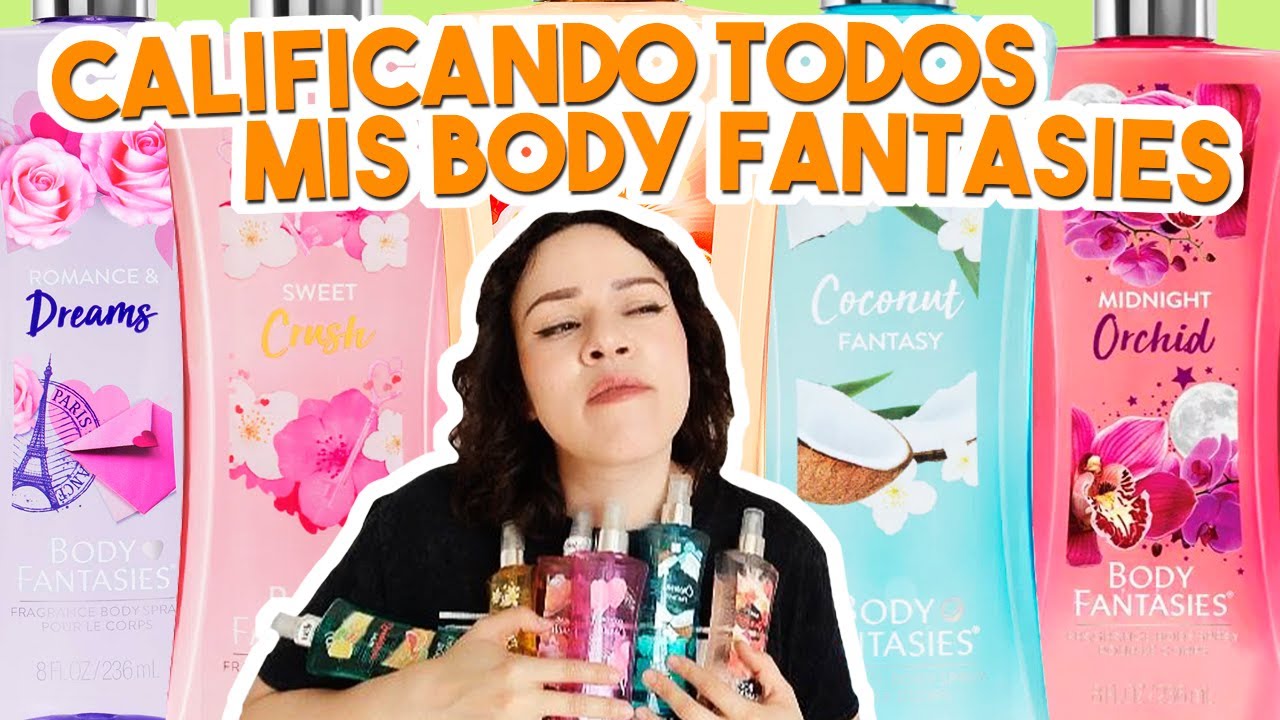 CALIFICANDO TODOS mis Body mist de BODY FANTASIES