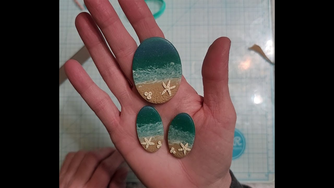 Polymer Clay Summer Fun Beachy Theme Tutorial