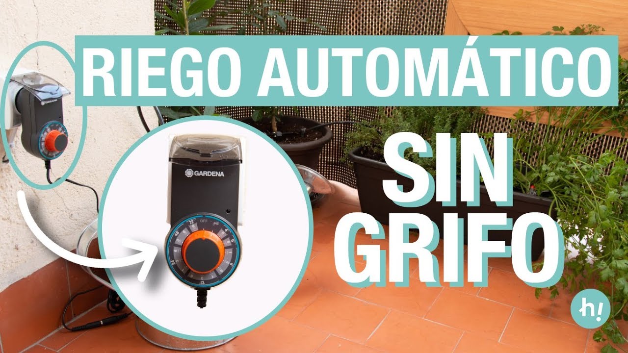 Riego automático para balcones SIN GRIFO 💧