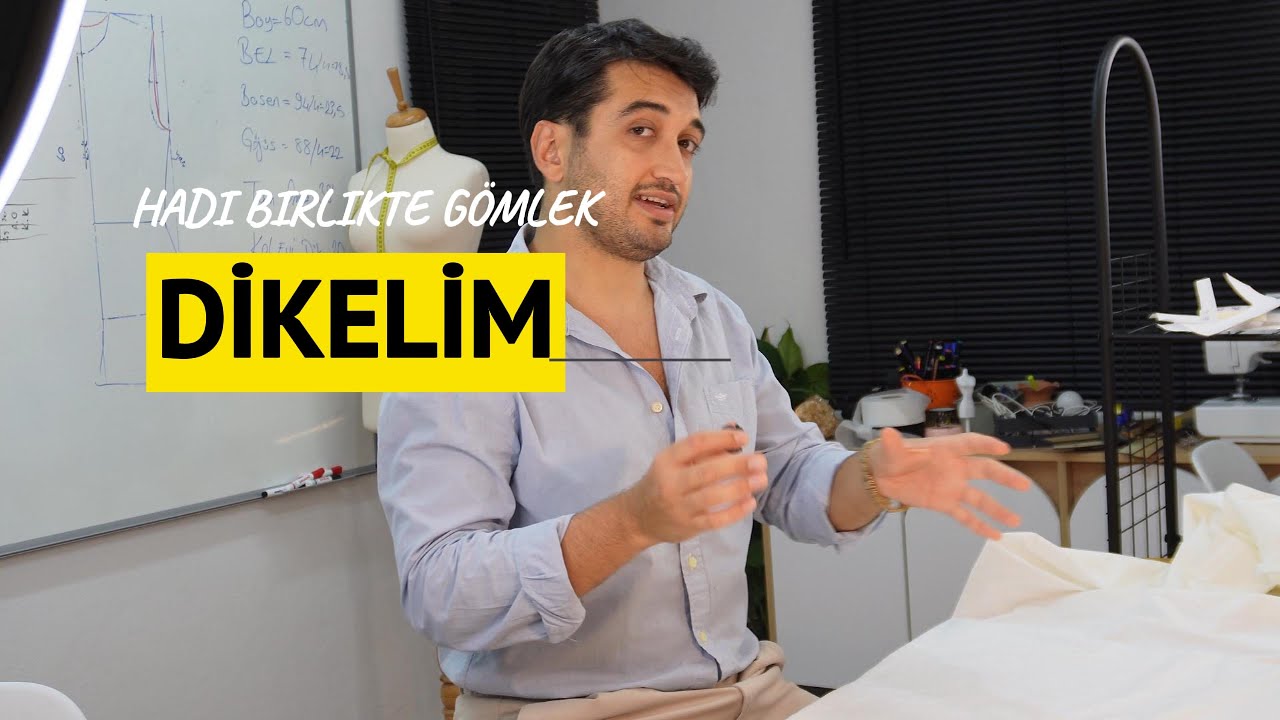 BİRLİKTE GÖMLEK DİKELİM  1-  KESİM ✂️