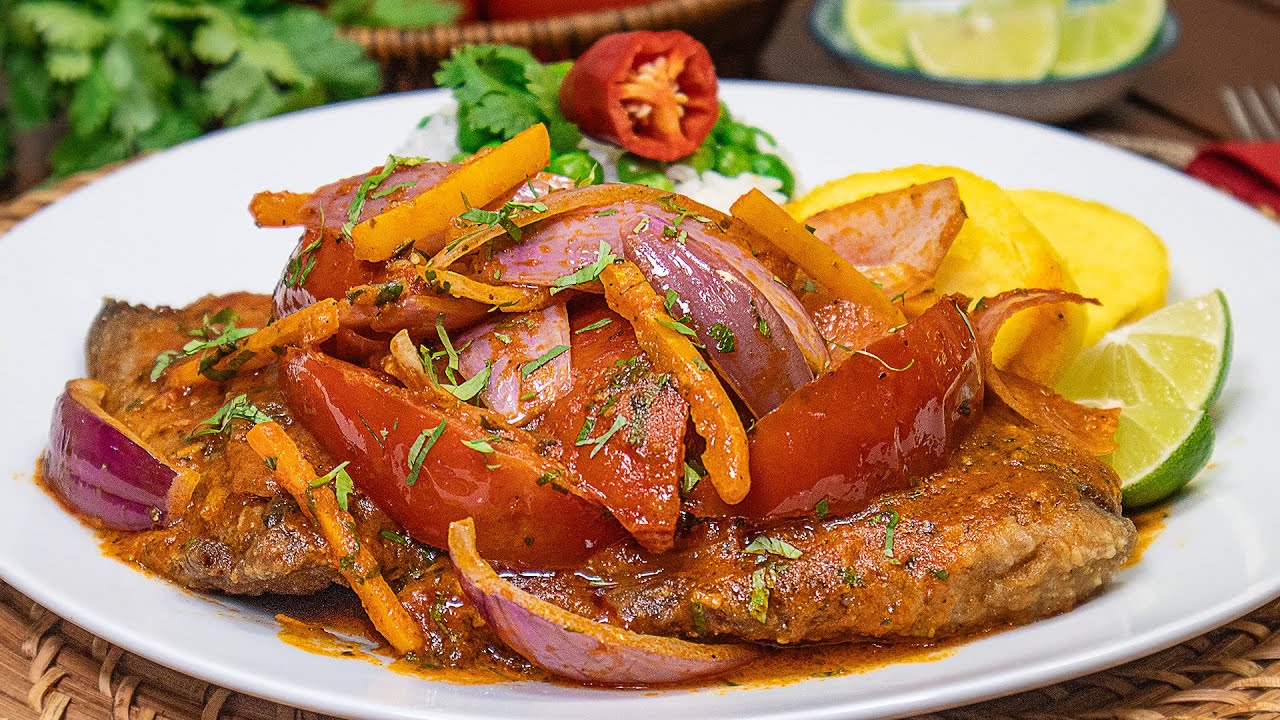 Pescado a la Chorrillana | SUPER DELICIOSO | RECETA PERUANA | Saz&oacute;n y Coraz&oacute;n