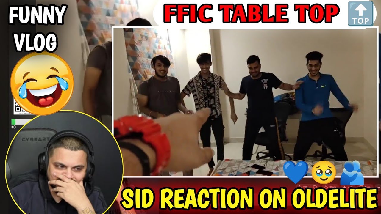 Sid React on old elite 🥹 || Winning movement FFIC table top | #elite #ffic 