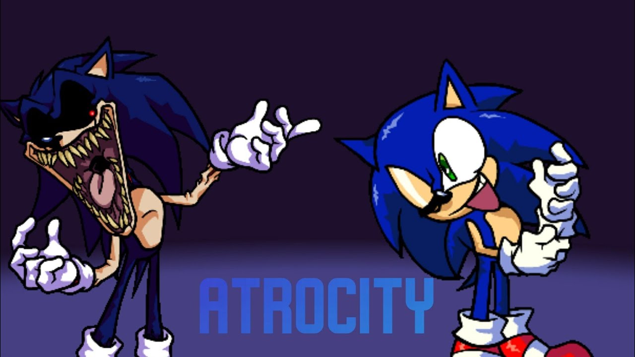 Atrocity but sonic.exe and sonic sings it