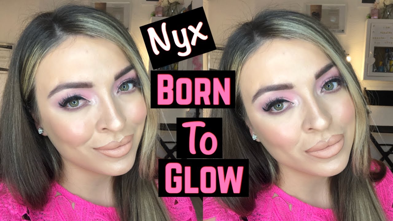 NYX BORN TO GLOW foundation and concealer review in shade 'NATURAL'  and 'VANILLA'