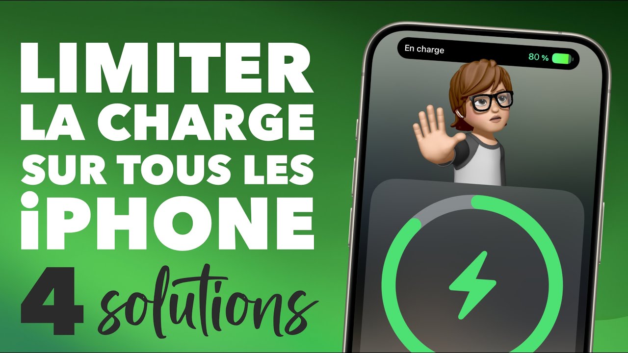 Limiter la charge de la batterie à 80% sur tous les iPhone • 4 solutions !