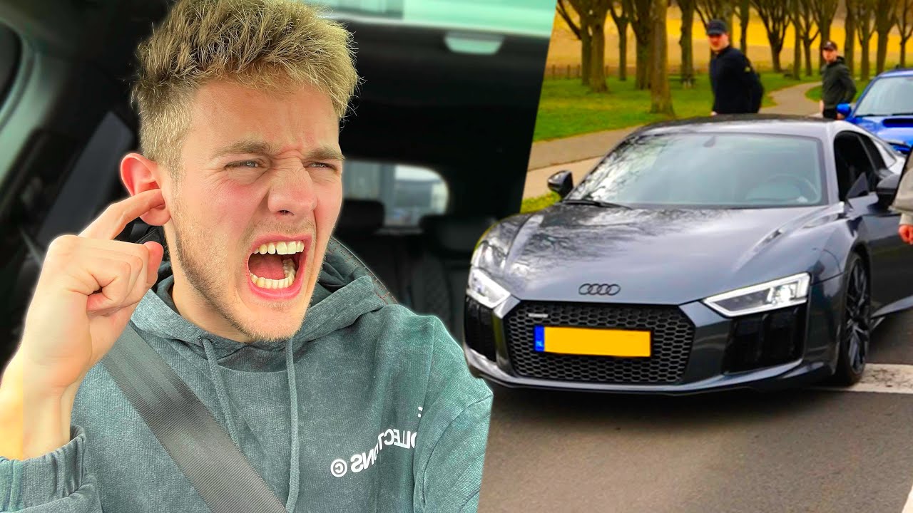 TUNNEL RUN ACHTER EEN AUDI R8 V10 (rally rijden) | # 499