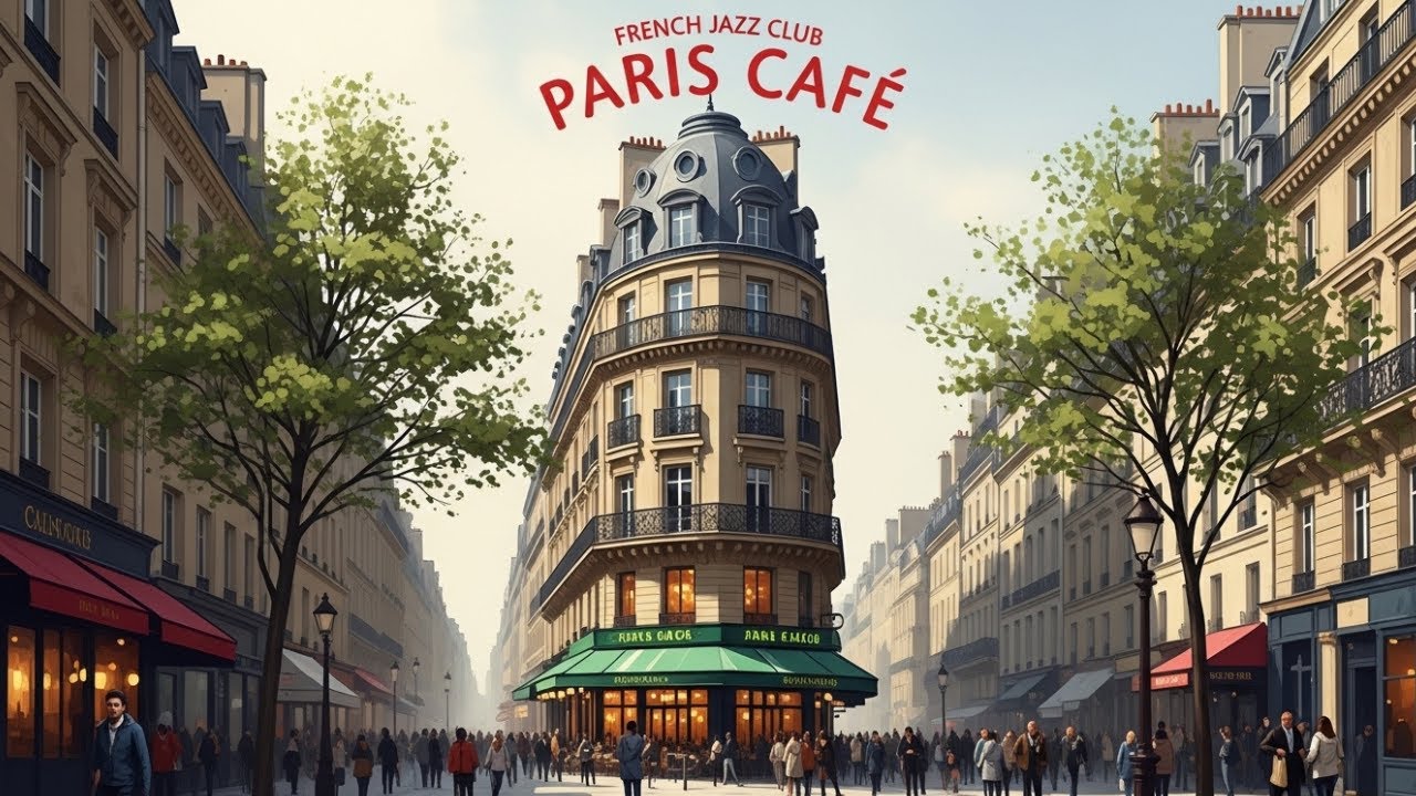 Paris Café Late Night ☕ French Instrumental Jazz | Calm & Intimate