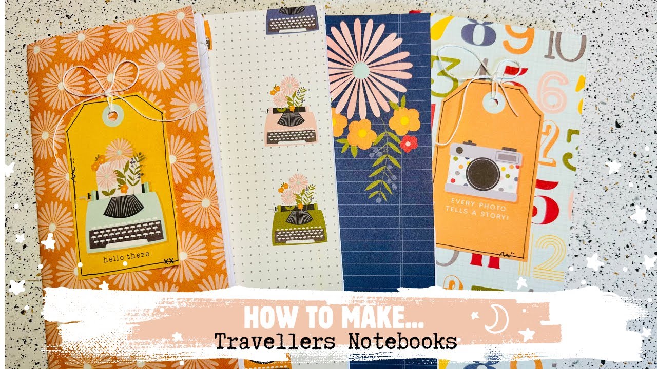 HOW TO MAKE TRAVELLERS NOTEBOOKS