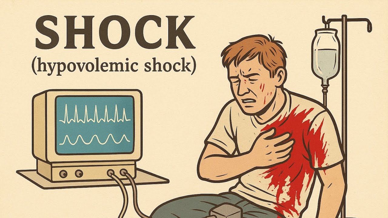 SHOCK PART-1 | HYPOVOLEMIC SHOCK | MASSIVE BLOOD TRANSFUSION | CLASSIFICATION, SHOCK INDEX TREATMENT
