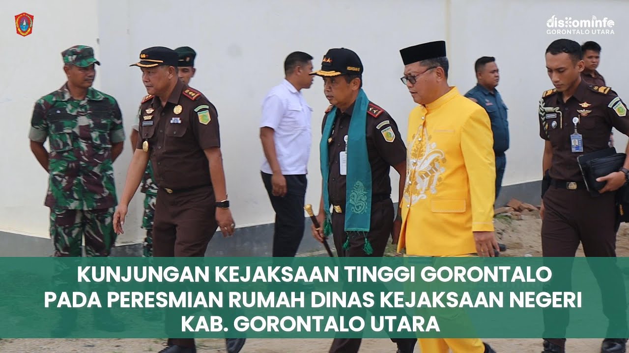 KUNJUNGAN KAJATI GORONTALO PADA PERESMIAN RUMAH DINAS KEJAKSAAN NEGERI KAB. GORONTALO UTARA