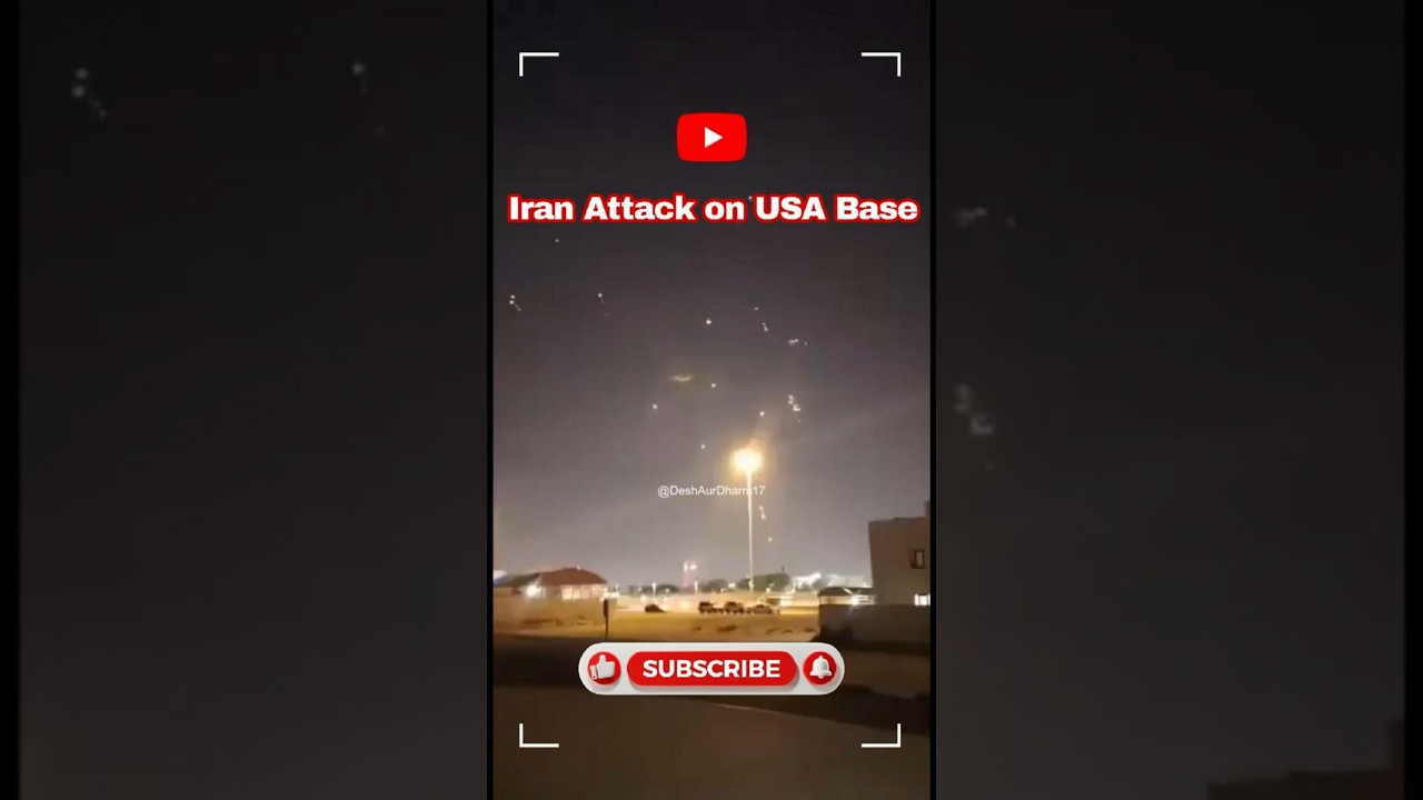 Iran Attack US Base | Iran Has launched Attacks on US Military Bases in 4 Middle Eastern Countries