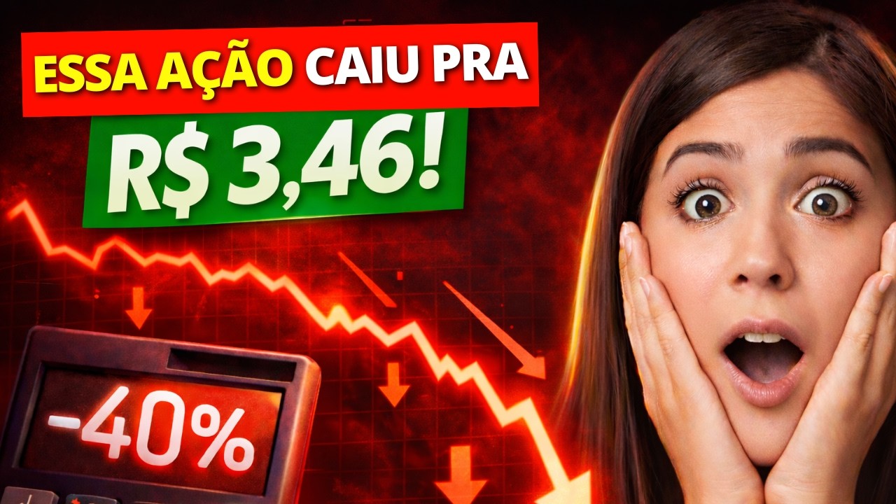 🔥IBOV EM QUEDA: 11 AÇÕES QUE DESPENCARAM (UMA CAIU PRA R$ 3,46!)