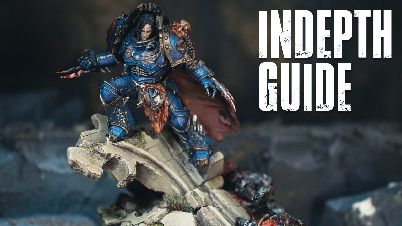 Konrad Curze Primarch of the Nightlords || How to Paint