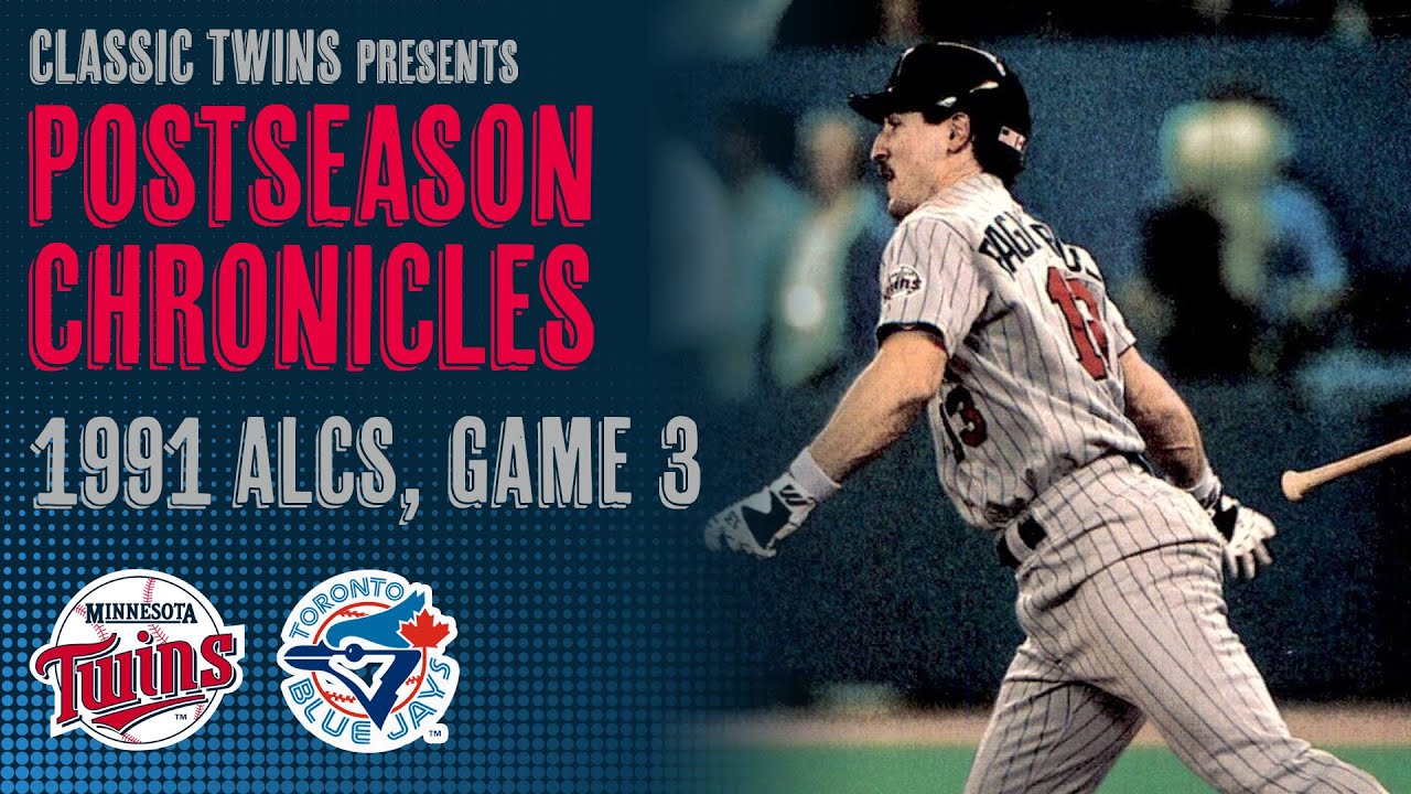 1991 ALCS, Game 3: Twins @ Blue Jays