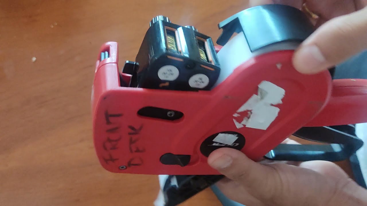 How to Reload red pricing gun QuikStik Mark II Double Line Price Gun