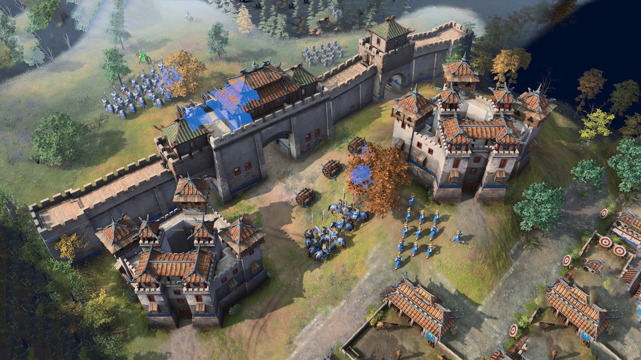 Age of Empires 4 - 3v3 COLOSSAL TUG OF WAR | Multiplayer Gameplay