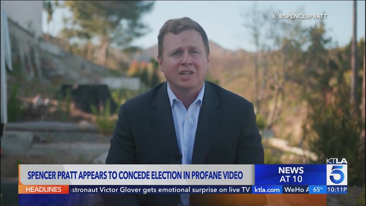 Spencer Pratt appears to concede L.A. mayoral election in angry video