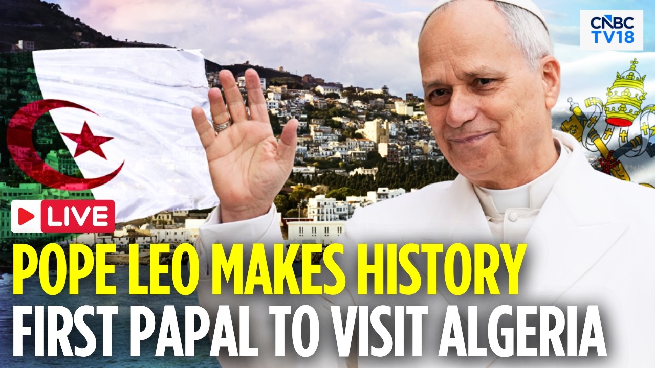 LIVE: Leo XIV Makes History With First-Ever Papal Visit To Algeria | Pope Leo Africa Trip | N18G