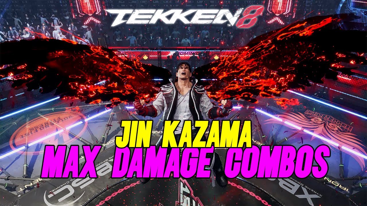 Jin Kazama Max Damage Combos | Tekken 8
