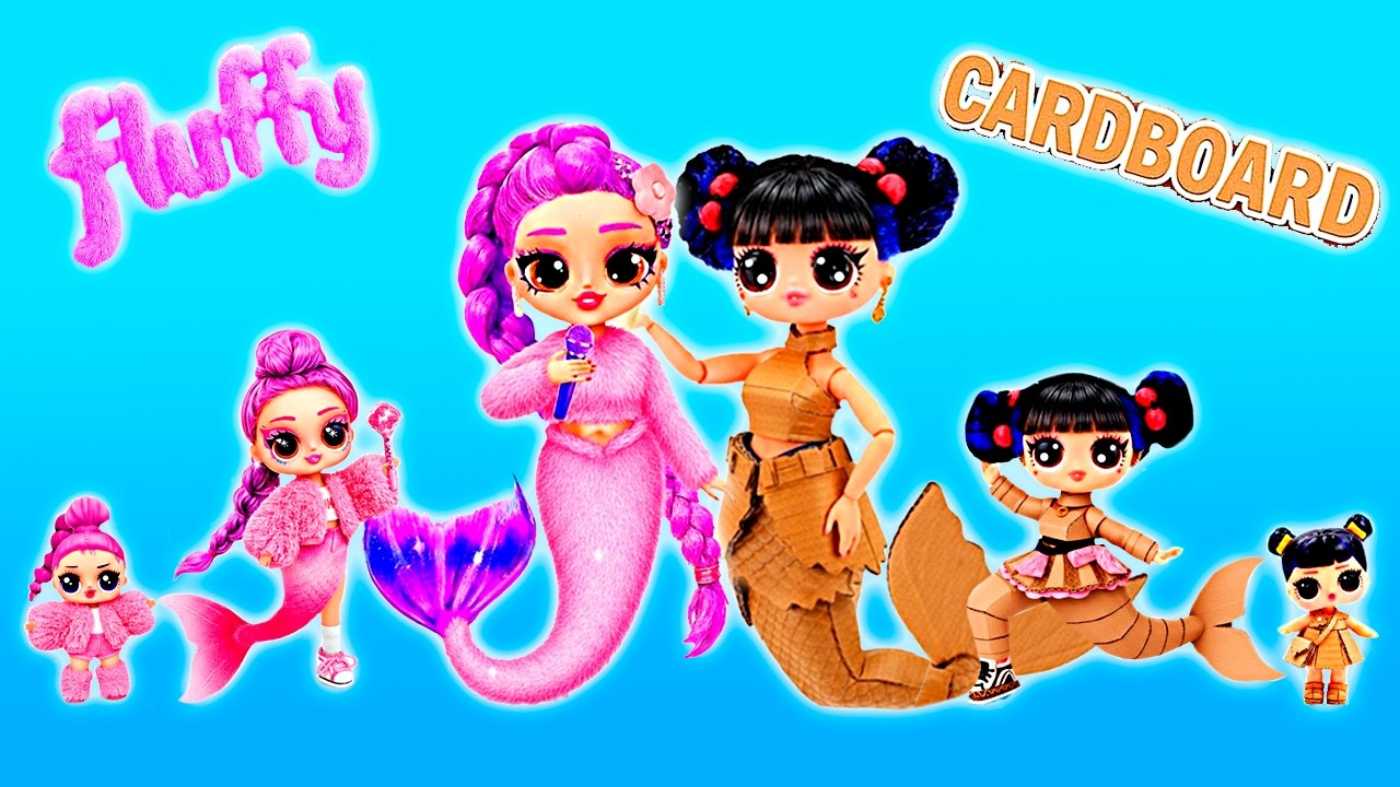 Cardboard & Fluffy Makeover: 8 Mermaid DIYs in K-Pop Demon Hunters Style!
