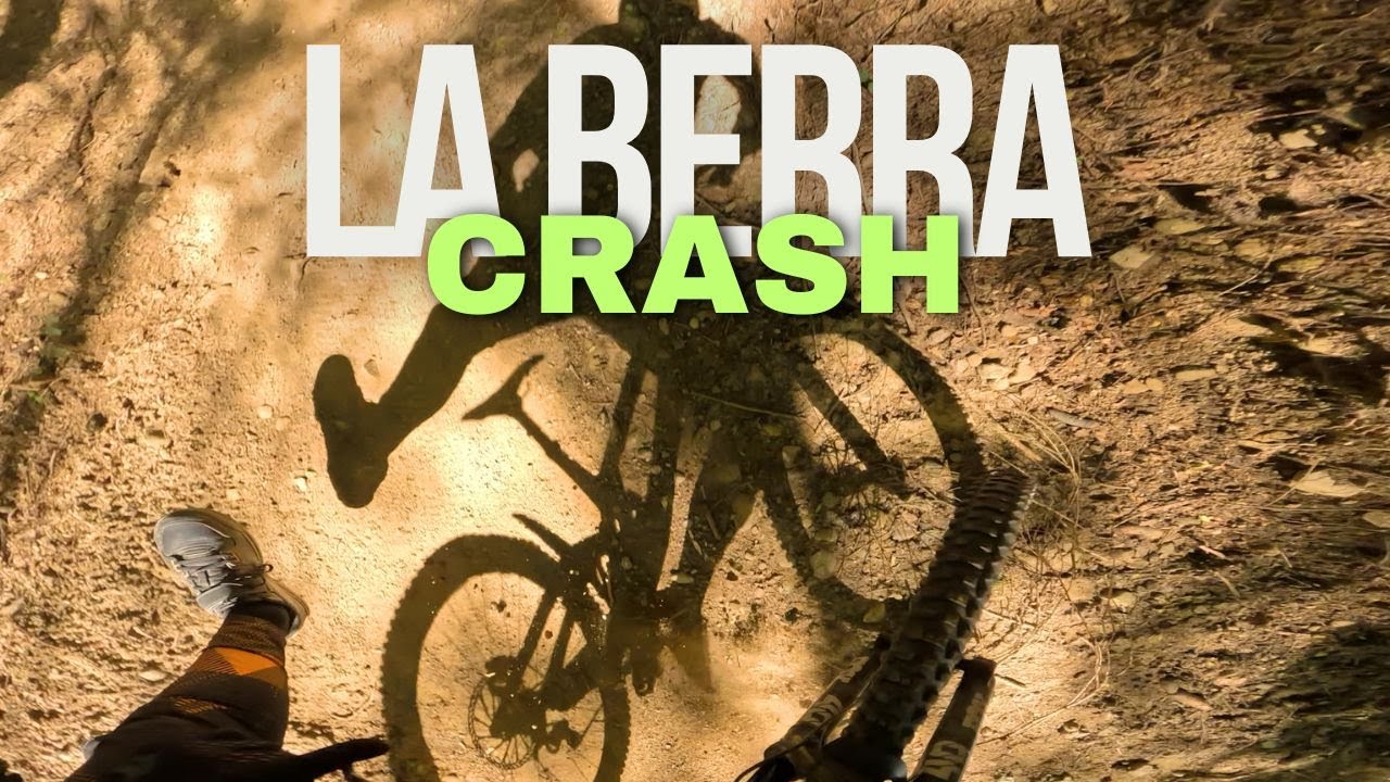 La Berra is fast with Crash / Downhillmountainbike