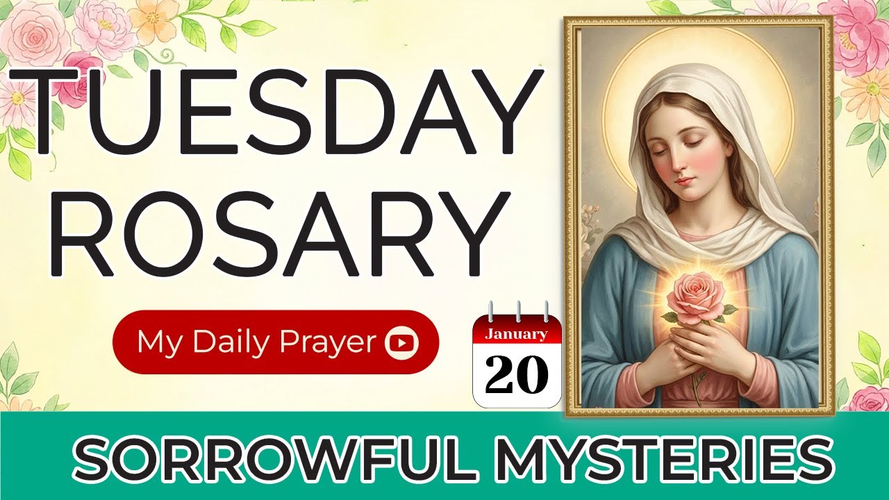 TODAY HOLY ROSARY: SORROWFUL  MYSTERIES💙ROSARY TUESDAY🌹JANUARY 20, 2026 | IN GOD'S HANDS
