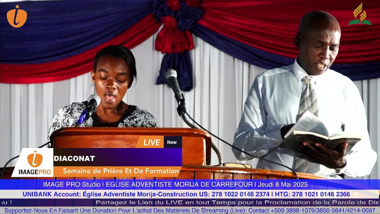 Eglise Adventiste Morija | Semaine De Prière Et De Formation : DIACONAT IMAGE PRO Studio