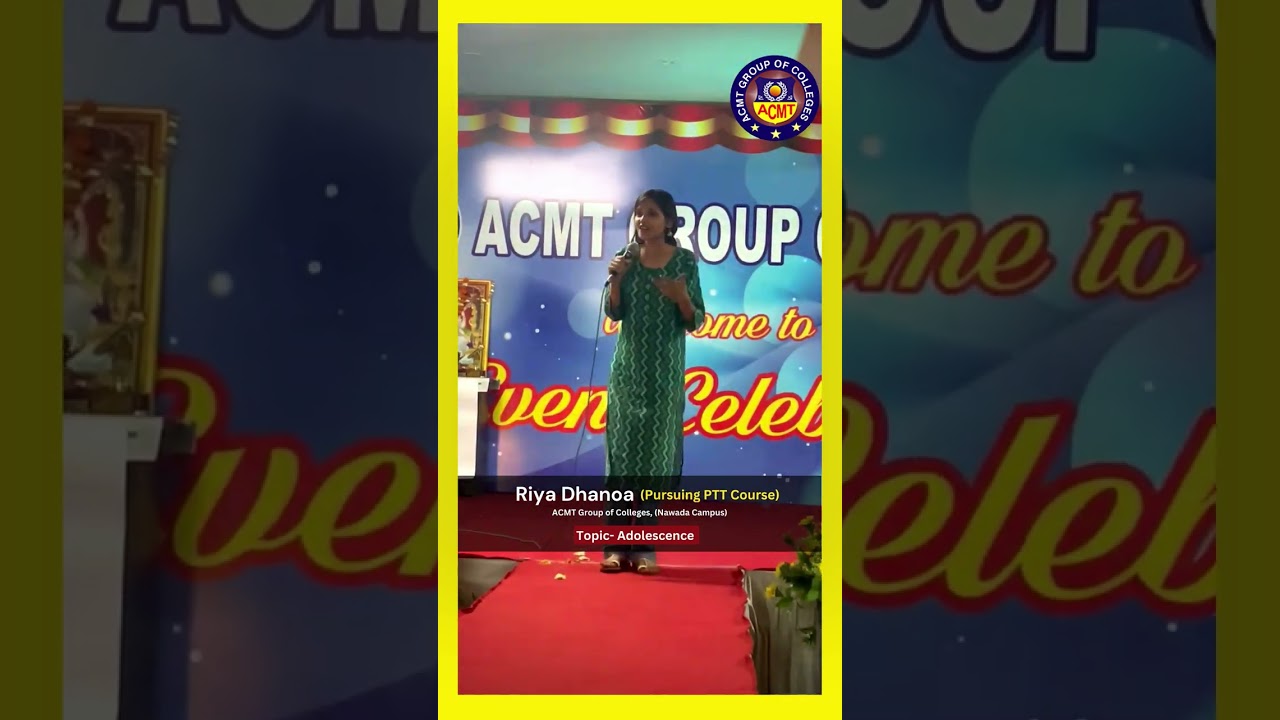 Public Speaking Competition #pttstudent #publicspeaking #reel #viral #trending #publicspeaking #acmt
