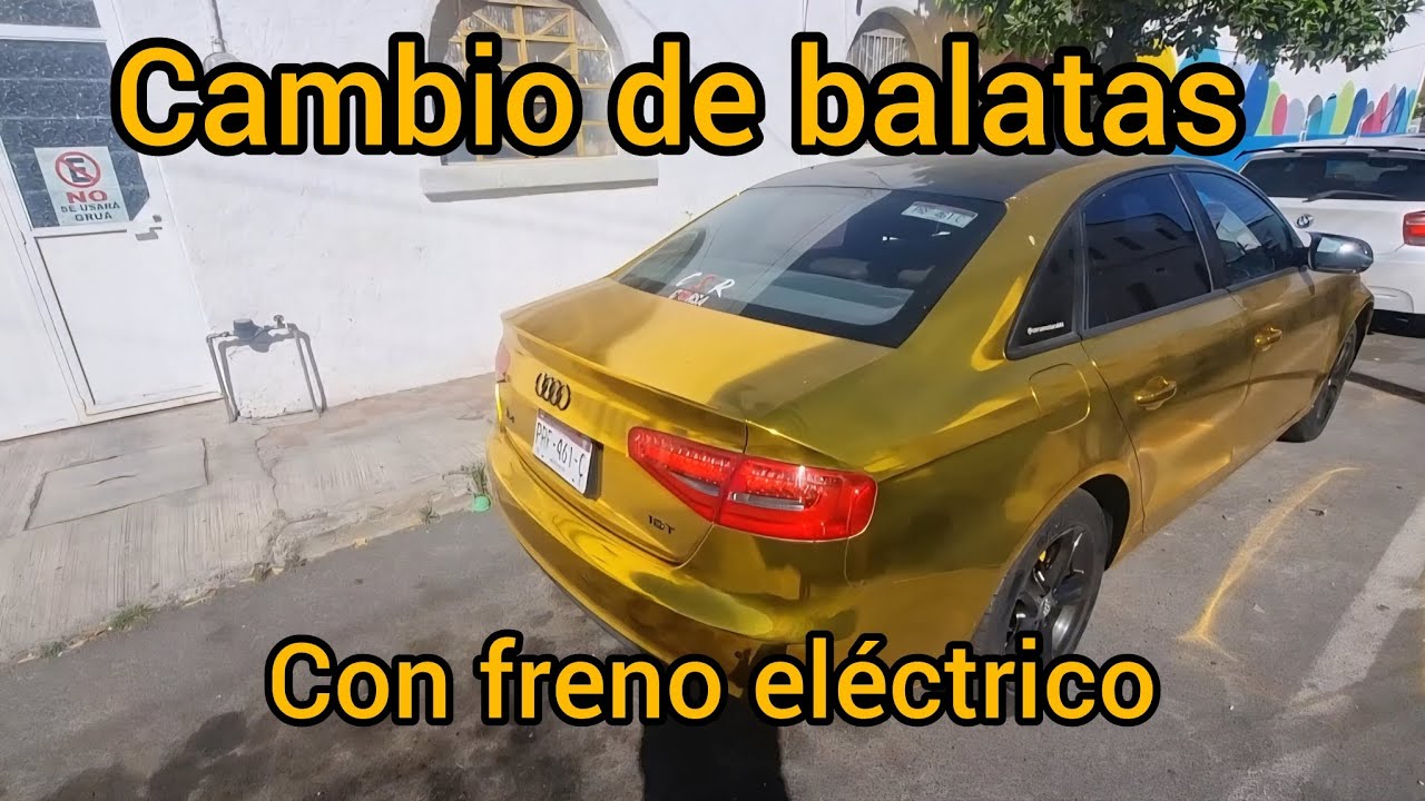 Quieres cambiar tus balatas con freno eléctrico? #mechanic #automobile #fypage #audi 