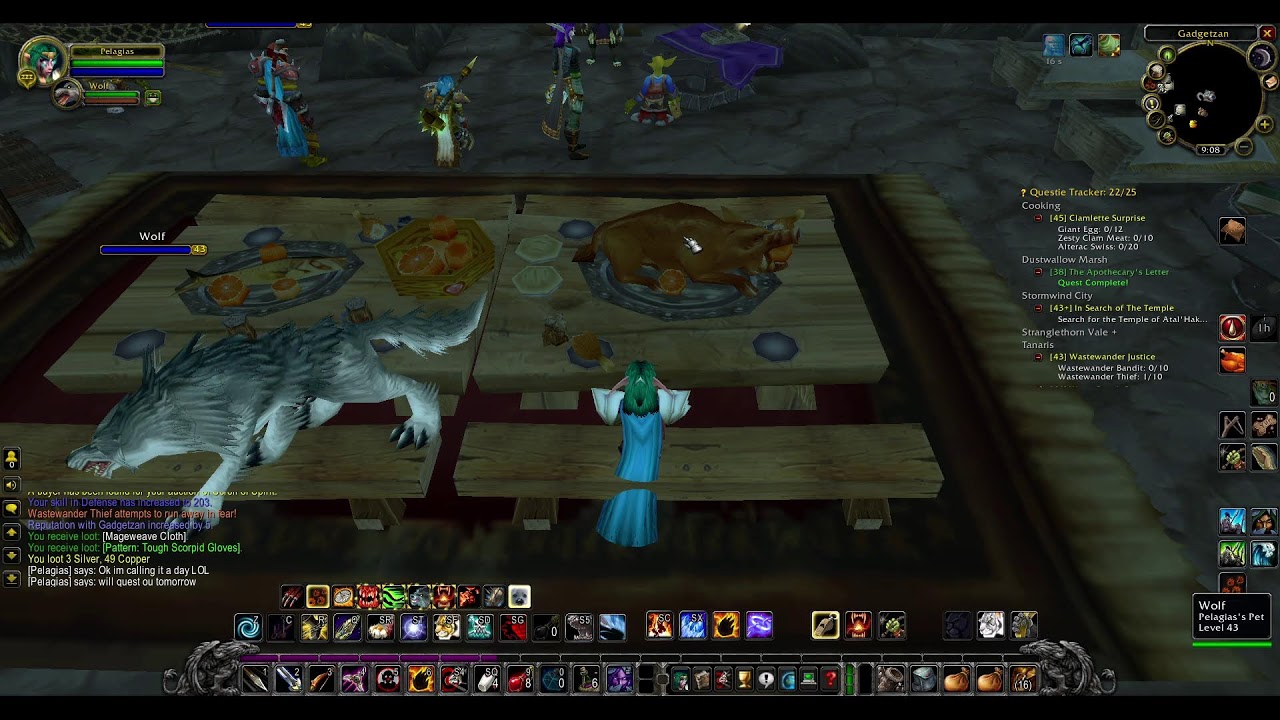 1st timer. (Day 11 Elf Hunter TBC) ?dungeons