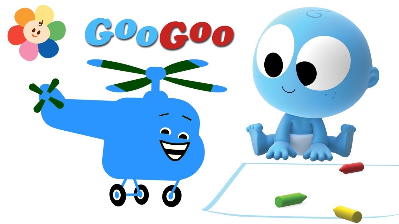 Aprende Los Vehiculos para Niños | Helicoptero, Avion, y Carritos para Niños | Goo Goo | BabyFirst