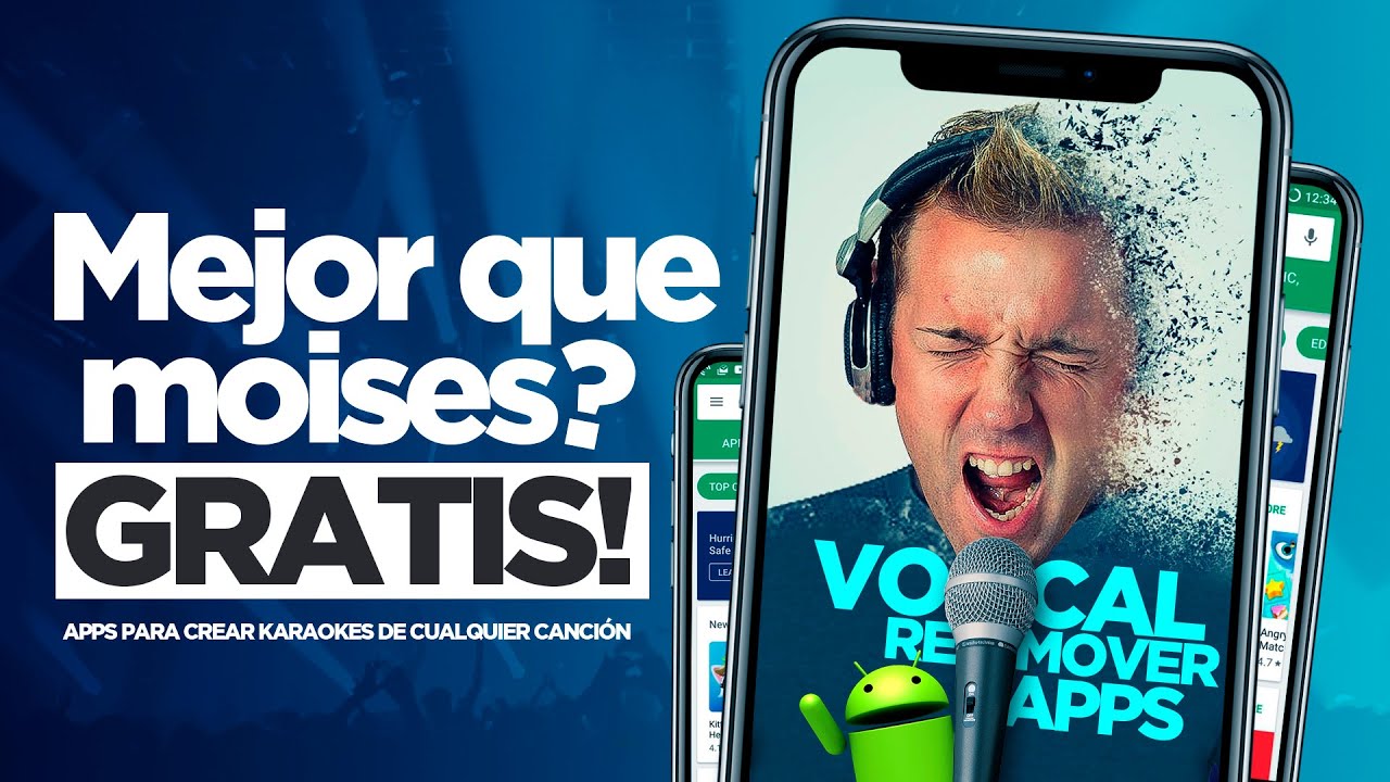 Tres aplicaciones para quitar la voz de una canción | EXTRAER ó ELIMINAR LA VOZ | Android GRATIS