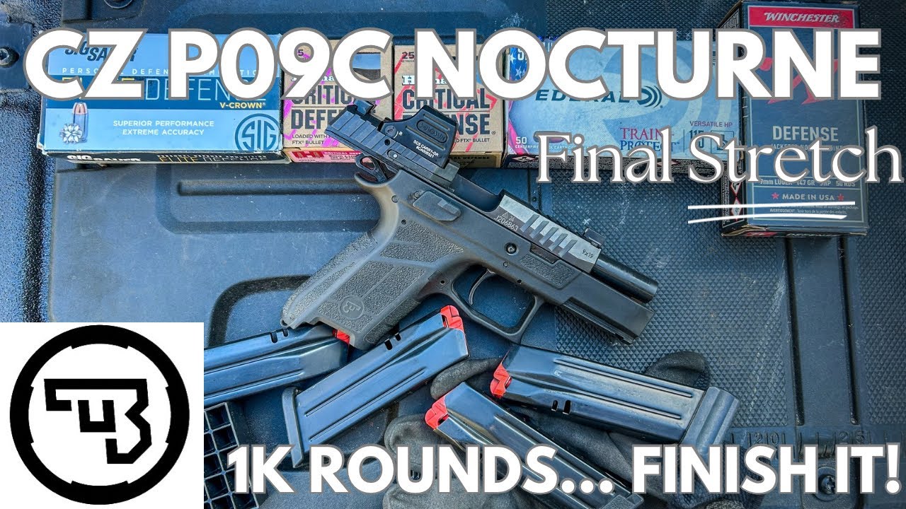 CZ P09C Nocturne Final Stretch to 1K Rounds