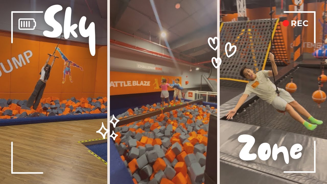 Jumping into the weekend like... SkyZone at IBN BATTUTA MALL UAE