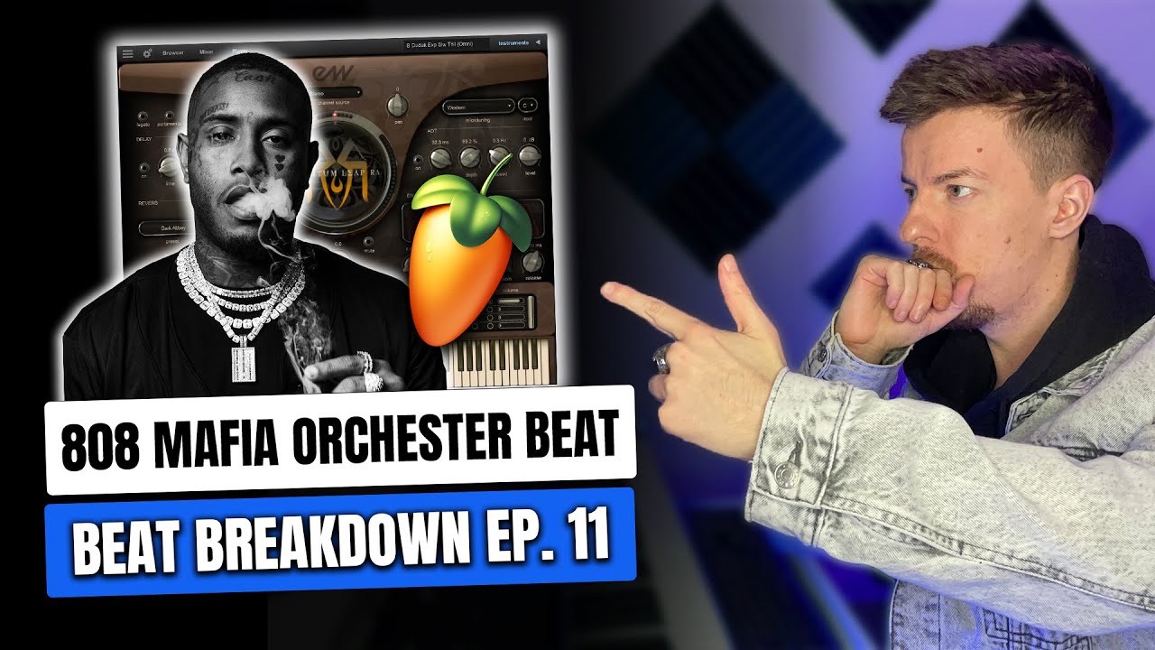 So produziere ich einen düsteren 808 Mafia Orchester Trap Beat in FL Studio! Beat Breakdown EP. 11