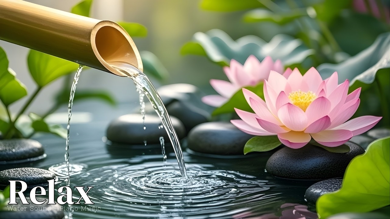 Healing of the Mind 🌿 Soothing Water Sounds & Relaxing Music, Anxiety Relief