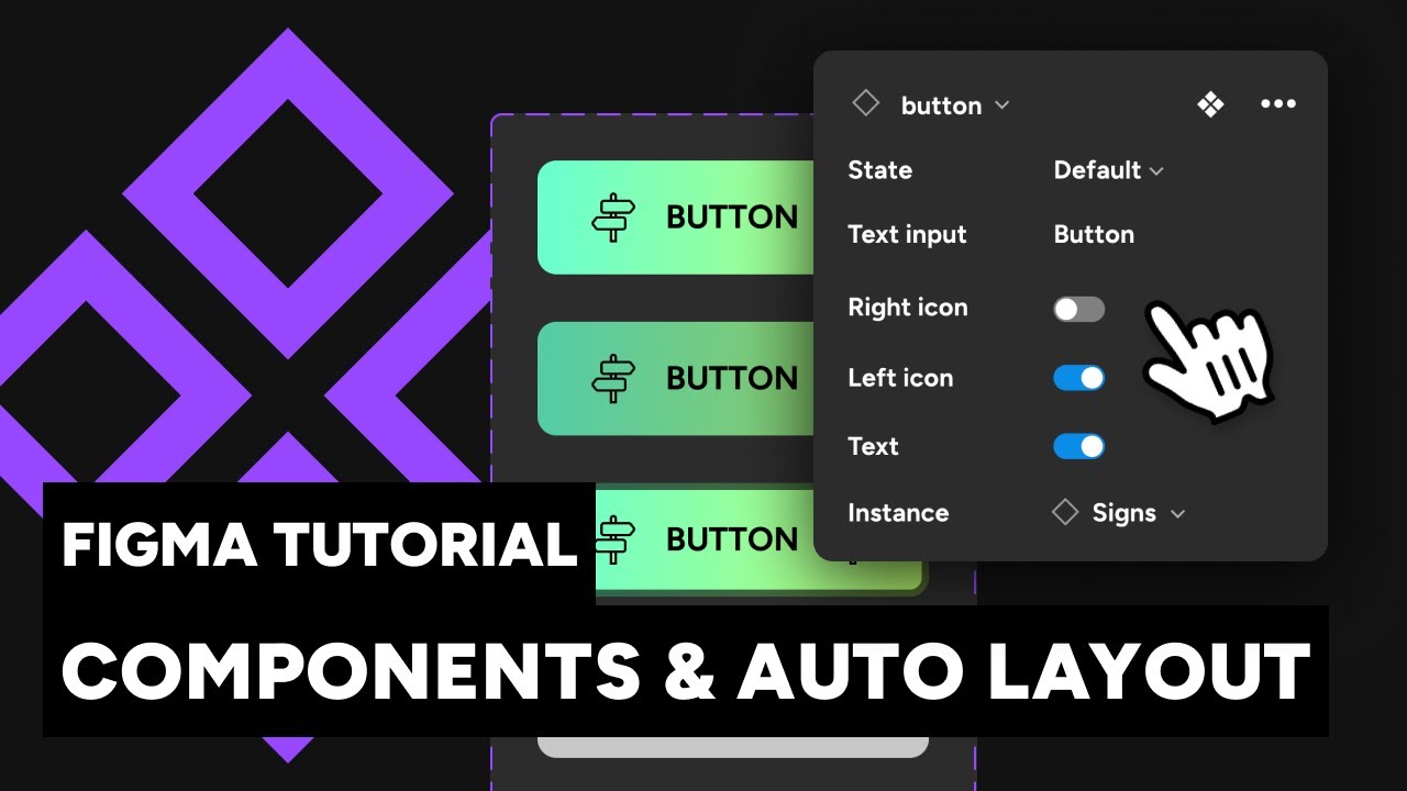 How to Create Component Properties & Auto Layout