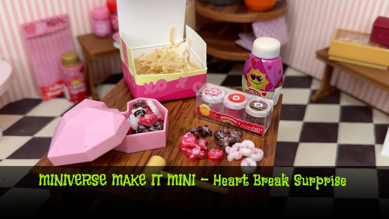 Build With Me!  Miniverse Make It Mini Valentine's – Heart Break Surprise