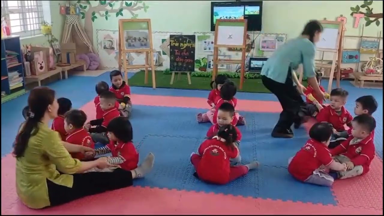 Bé với trò chơi dân gian - lớp NTA1 - Trường mầm non Minh Thuận 