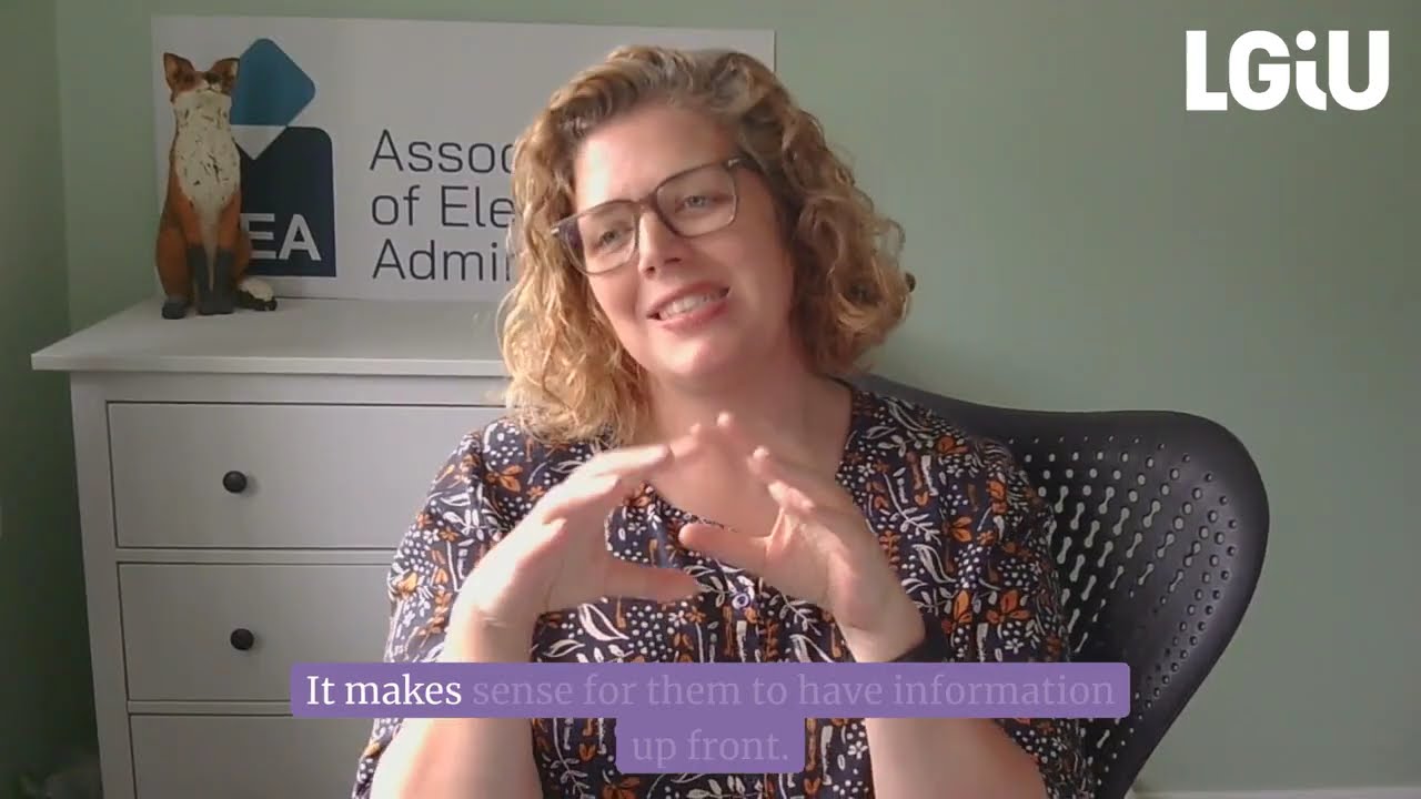 Interview with Laura Lock, Deputy Chief Executive, Association of Electoral Administrators
