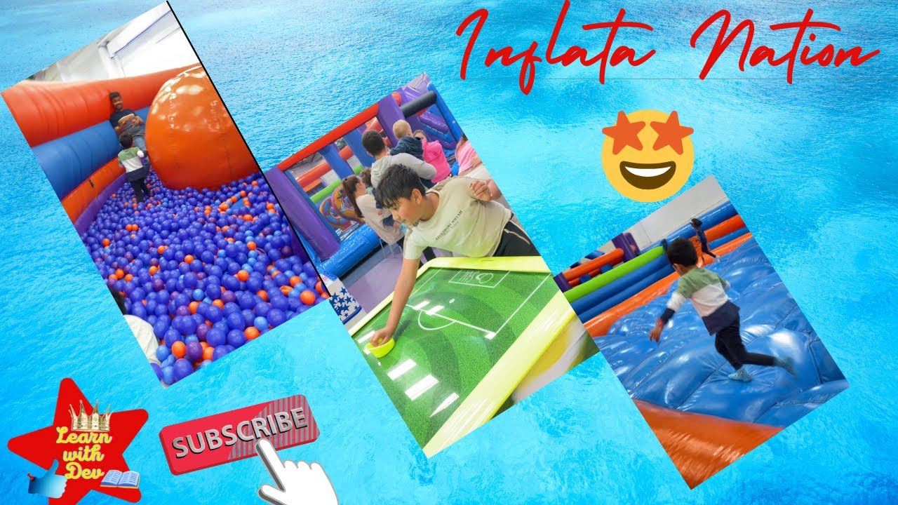 Inflata Nation Birmingham| Day out with kids | Inflatable Theme park