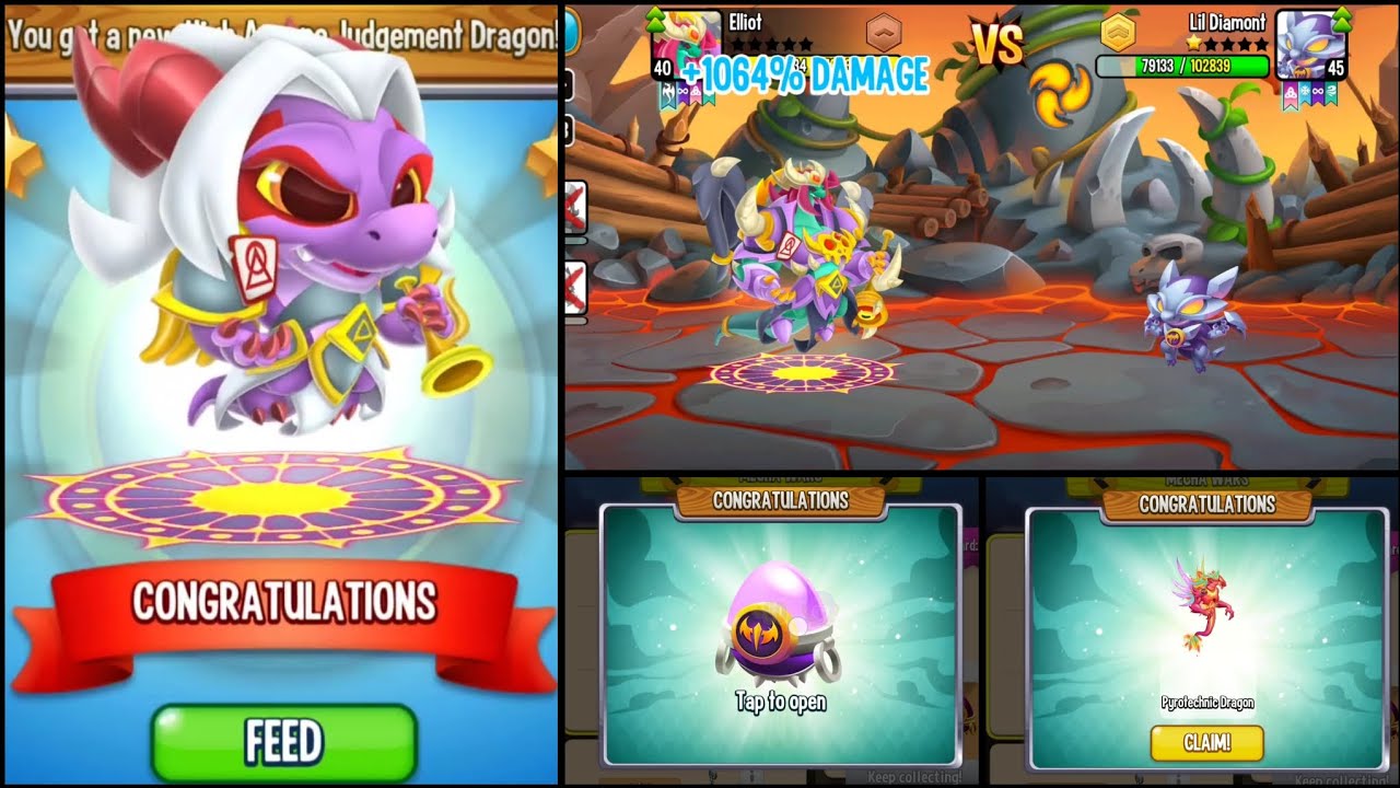 #84. Dragon city - Day 84 | The power of High Arcana Judgement Dragon.