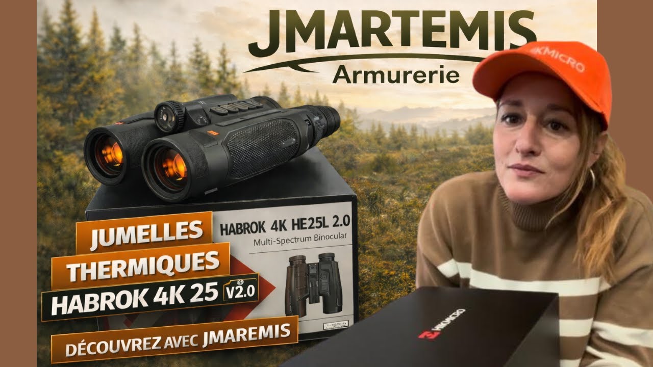 D&eacute;couvrez les nouvelles jumelles thermiques HABROK 4K 25 V2.0 &ndash; Voir la nuit autrement