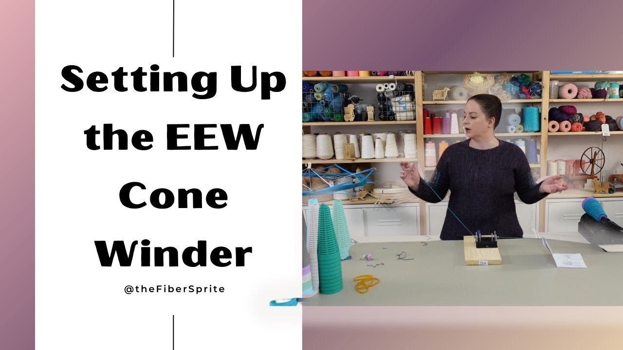 Setting up the Electric Eel Cone Winder