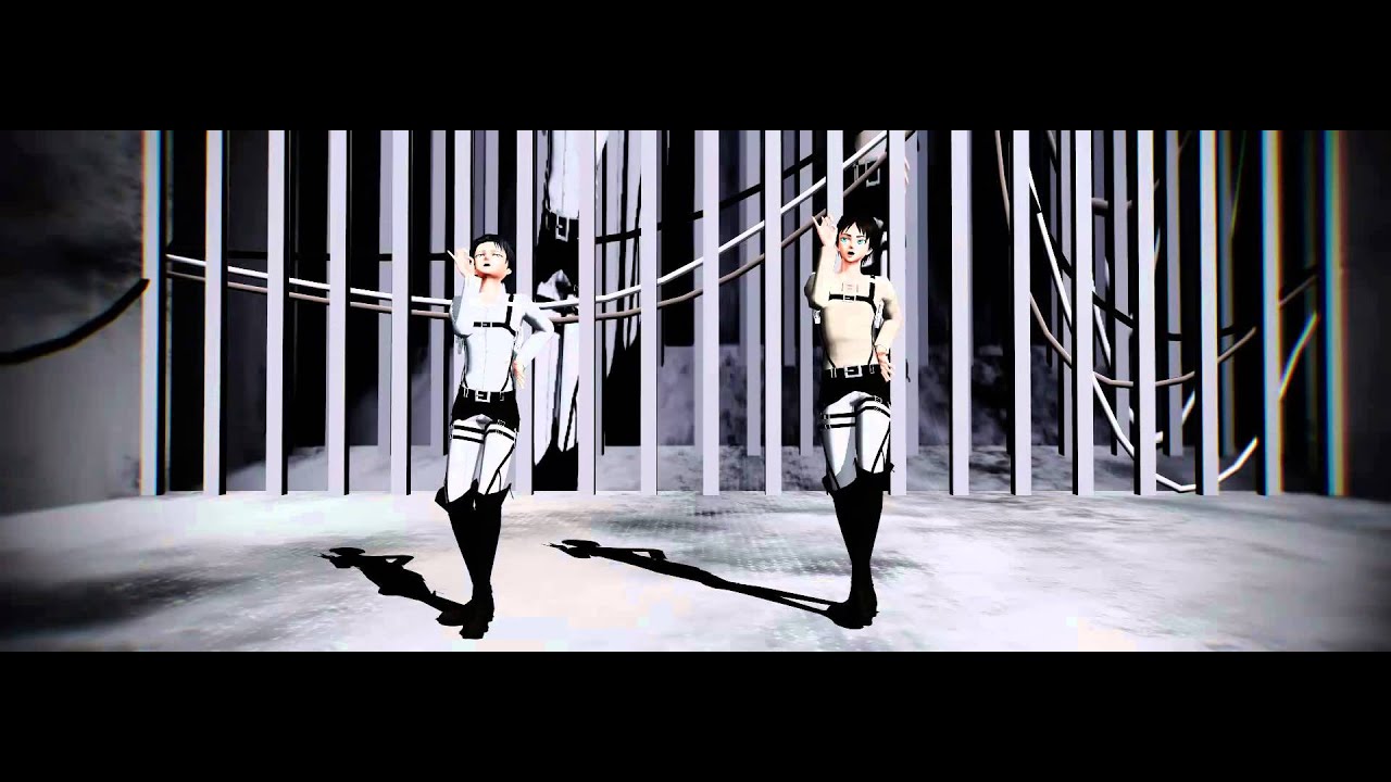 [MMD] Levi & Eren - Gishinanki