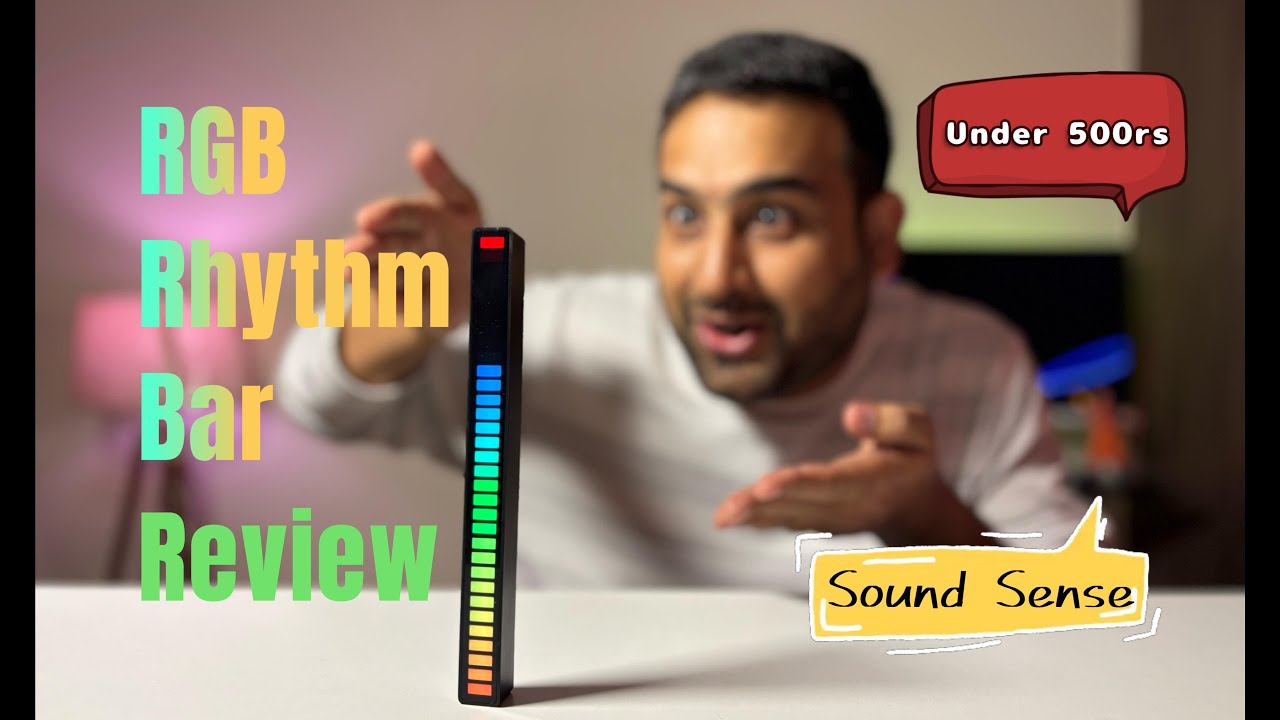 Affordable RGB LED Bar Light Under ₹500 only ⚡ Unboxing and Review ⚡ For Gaming TV Studio Setup 🔥