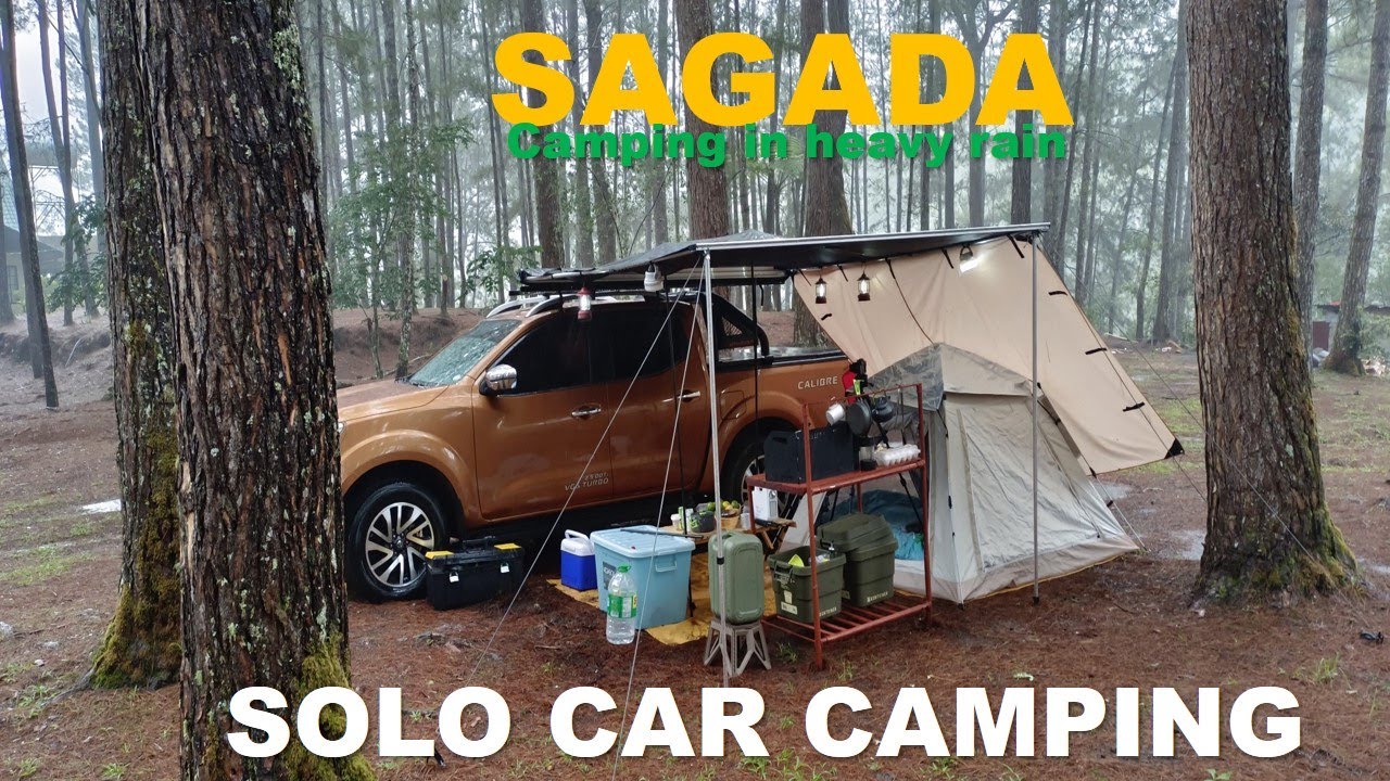 SOLO CAR CAMPING | Ep13 :Sagada Mountain Province | Camping in heavy rain