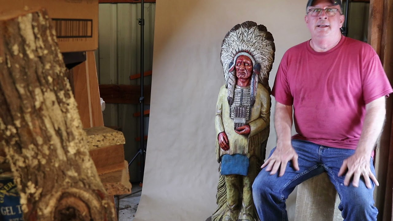 4 foot Cigar Store Indian Story