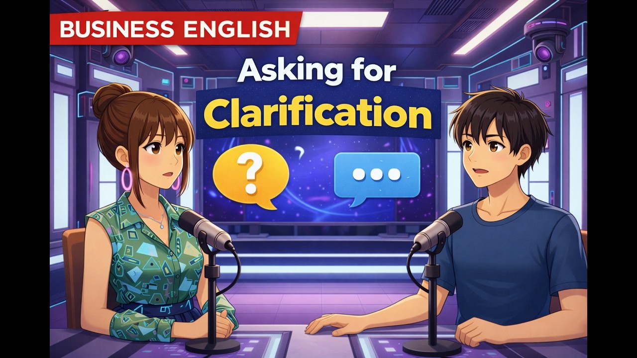 Day 4: Asking for Clarification | Business English A2 Series (Jane & Joe Podcast)