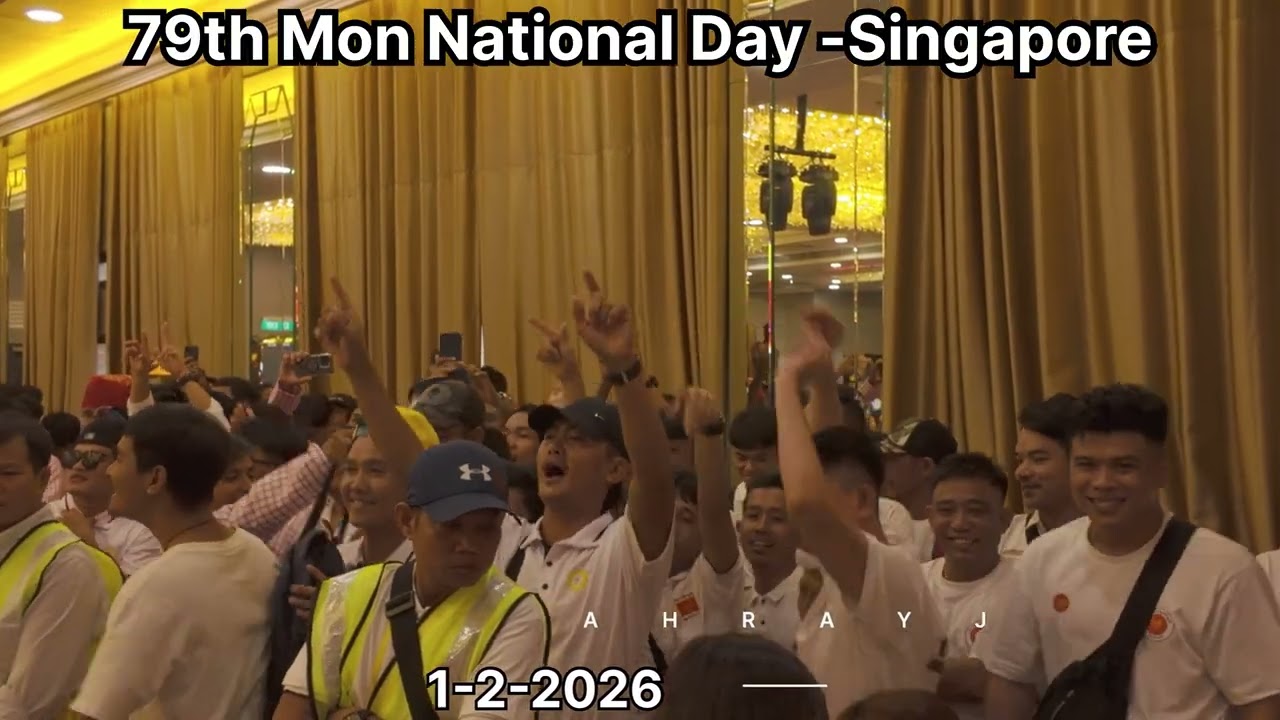 79th Mon Nationl Day-Singapore (အာကာဩန်)
